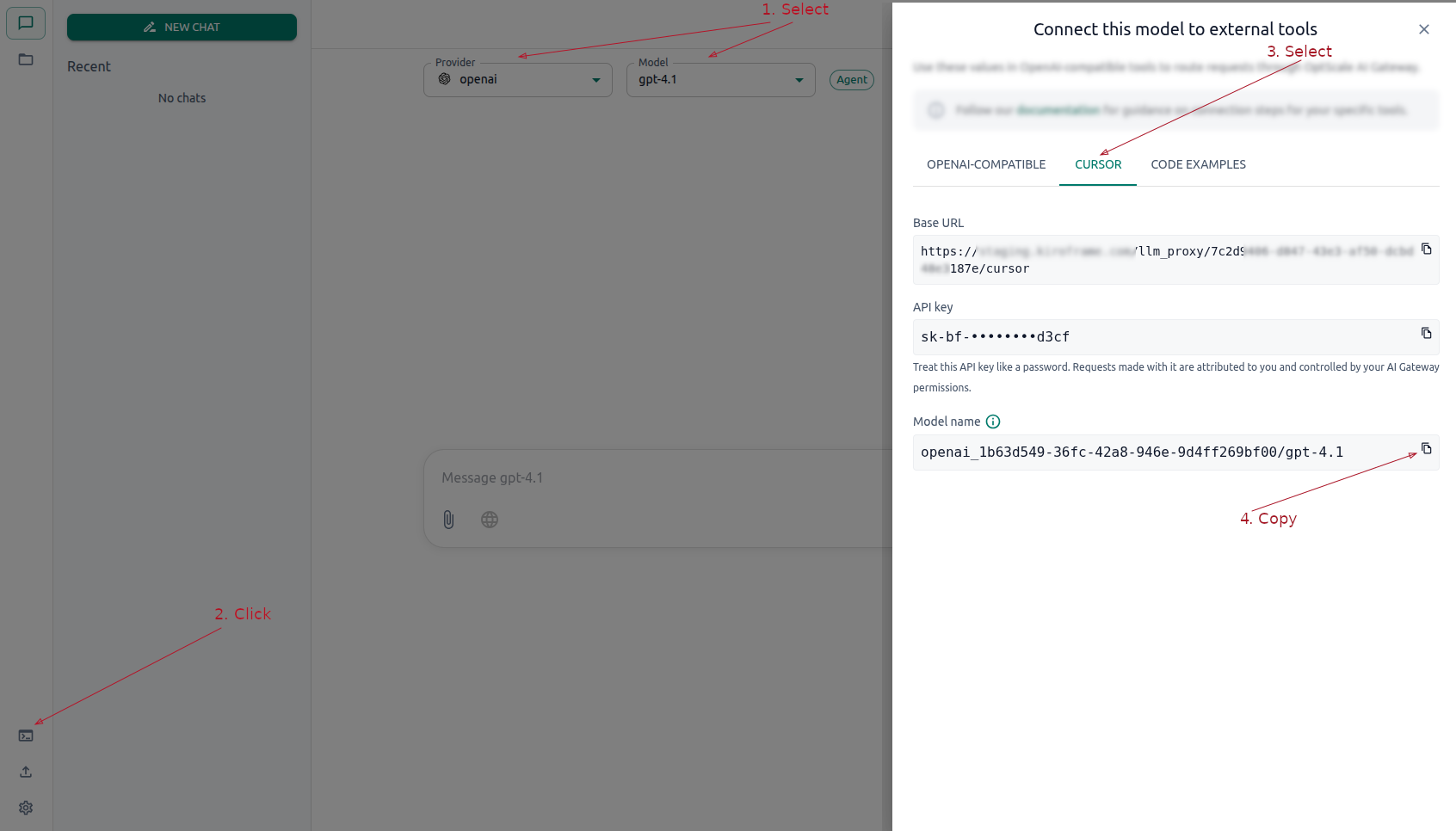OptScale AI Copy Model Name